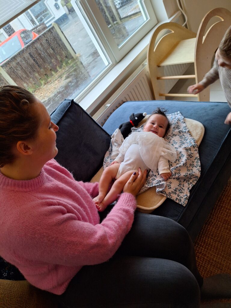 baby massage Lisanne en baby